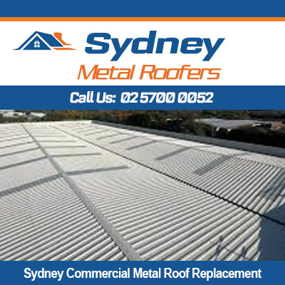 Sydney commercial metal roof replacement for industrial property