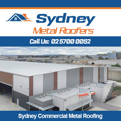 Sydney commercial metal roofing installation for industrial complex