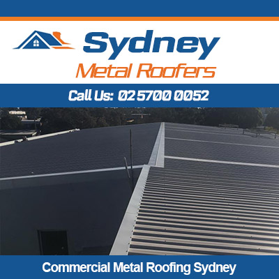 Commercial metal roofing installation for industrial property in Sydney