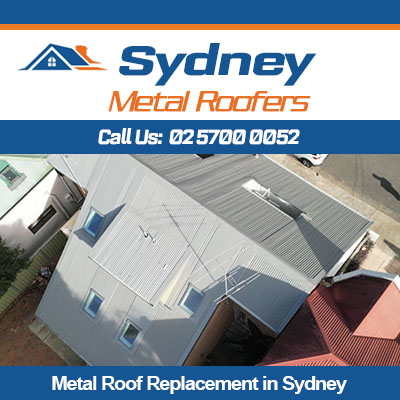 Metal roof replacement for residential property in Sydney