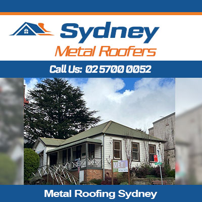 Metal roof replacement on Victorian style home in Sydney