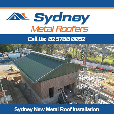 Sydney new metal roof installation for agricultural building