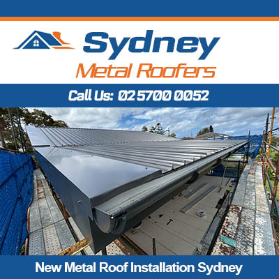 New metal roof installation for residential property in Sydney