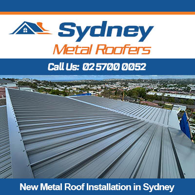 Metal roofing installation in progress in Sydney